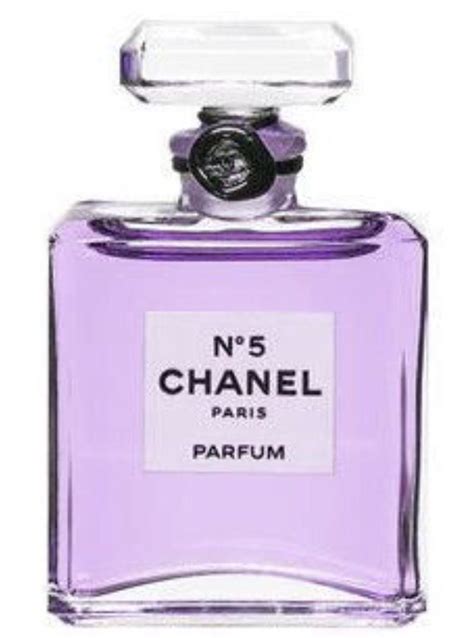 designer perfume chanel in purple bottle